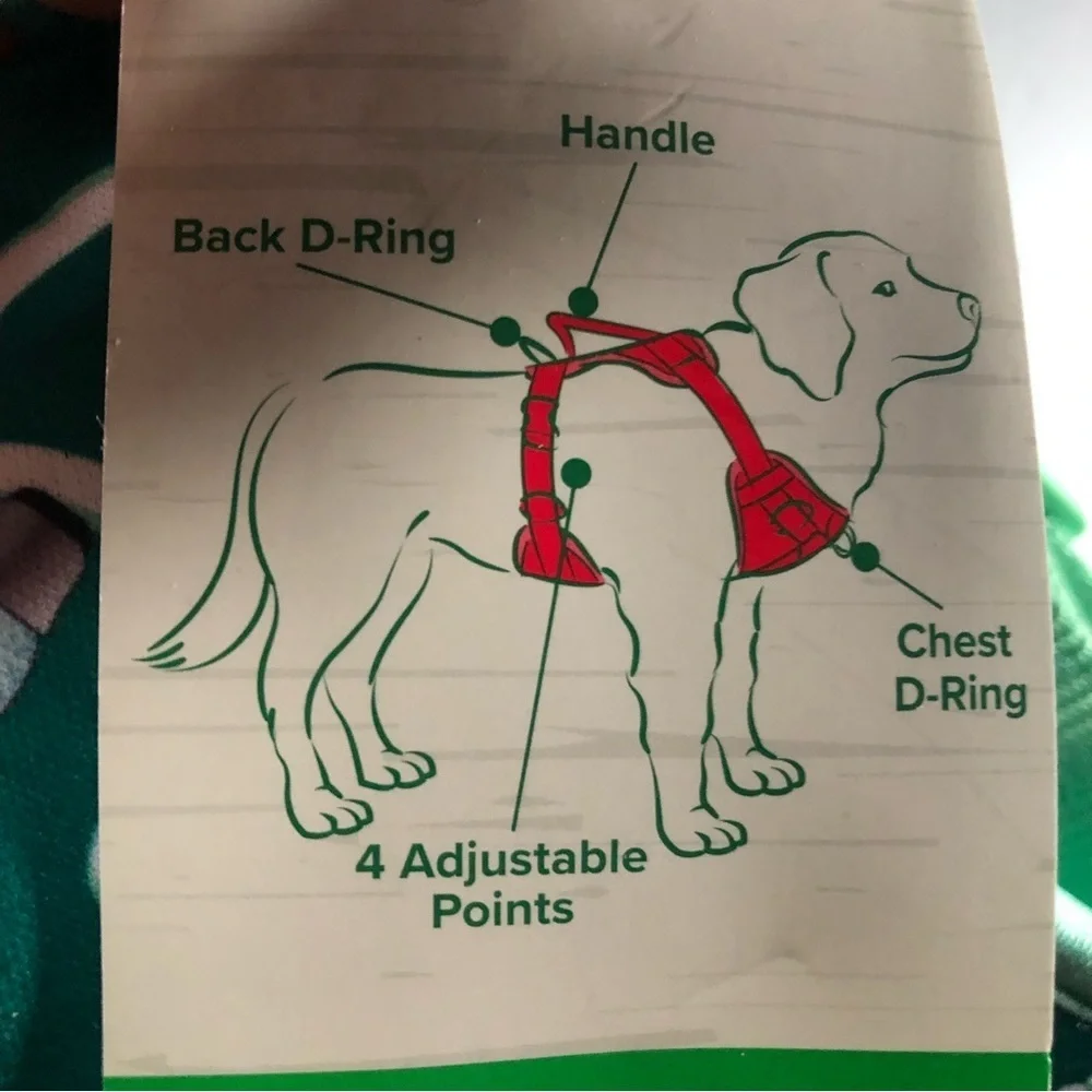 NWT Lights neoprene Christmas Holiday dog harness S